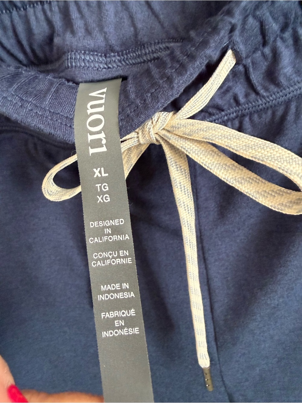 Vuori Halo Performance 2.0 Blue Coast Heather Relaxed Fit Athleisure XL NWT - Picture 6 of 6